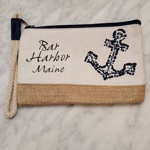 Bar Harbor Nautical Wristlet